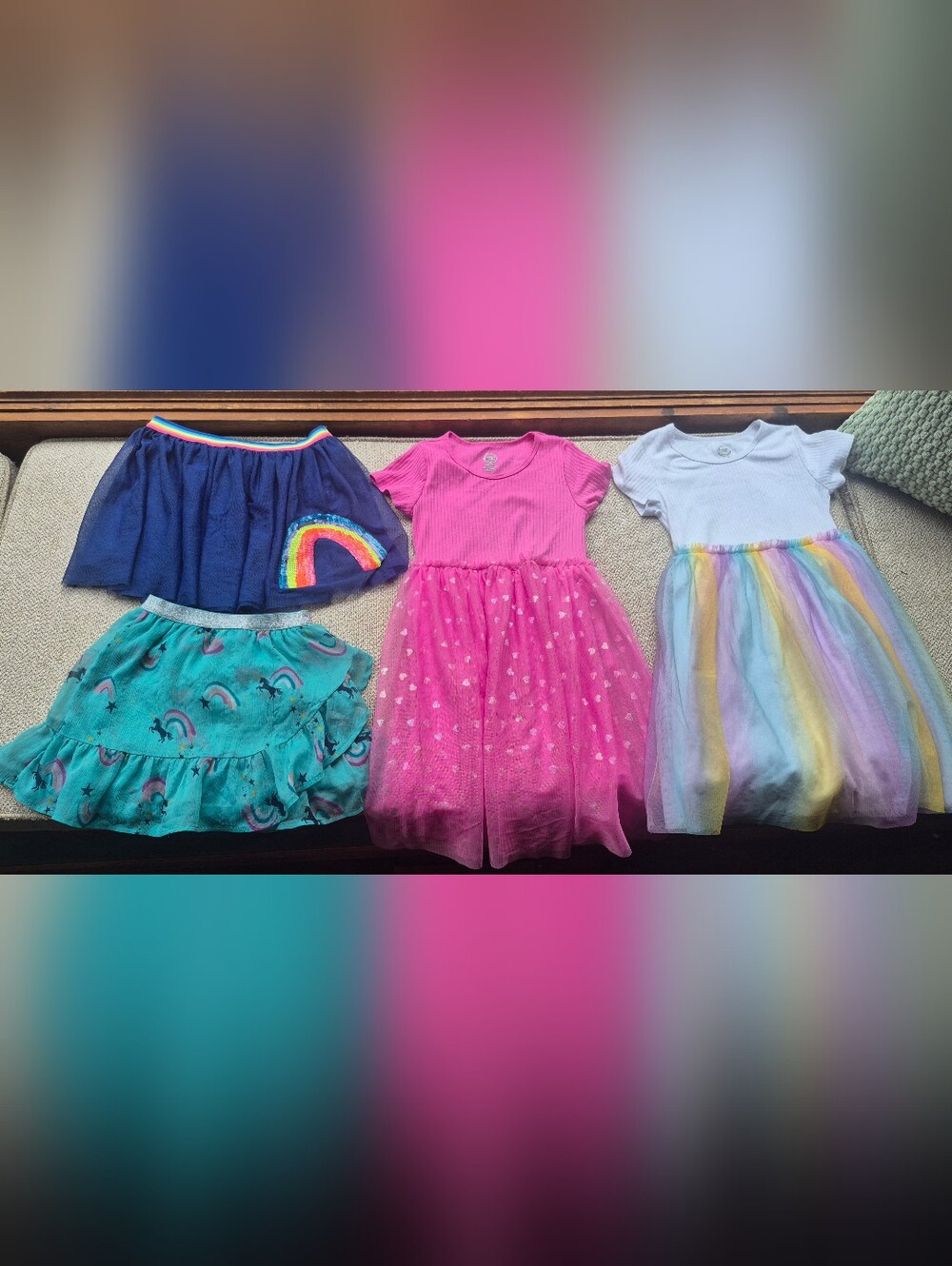 Girls Tulle Skirts/Dress Bundle (7/8)